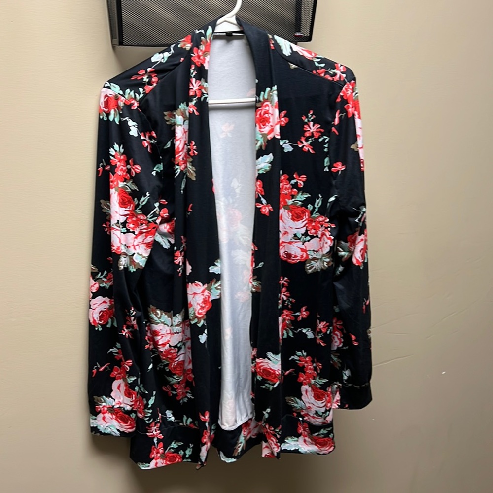 Floral cardigan